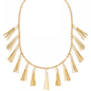 % Baublebar Gold Tassel Strand Necklace